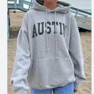 Brandy Melville Gray 'Austin' Hoodie